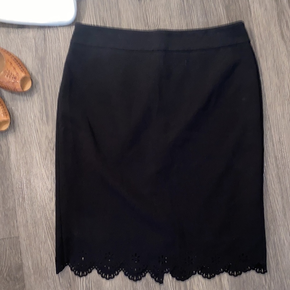 Black Pencil Skirt Ann Taylor NWOT